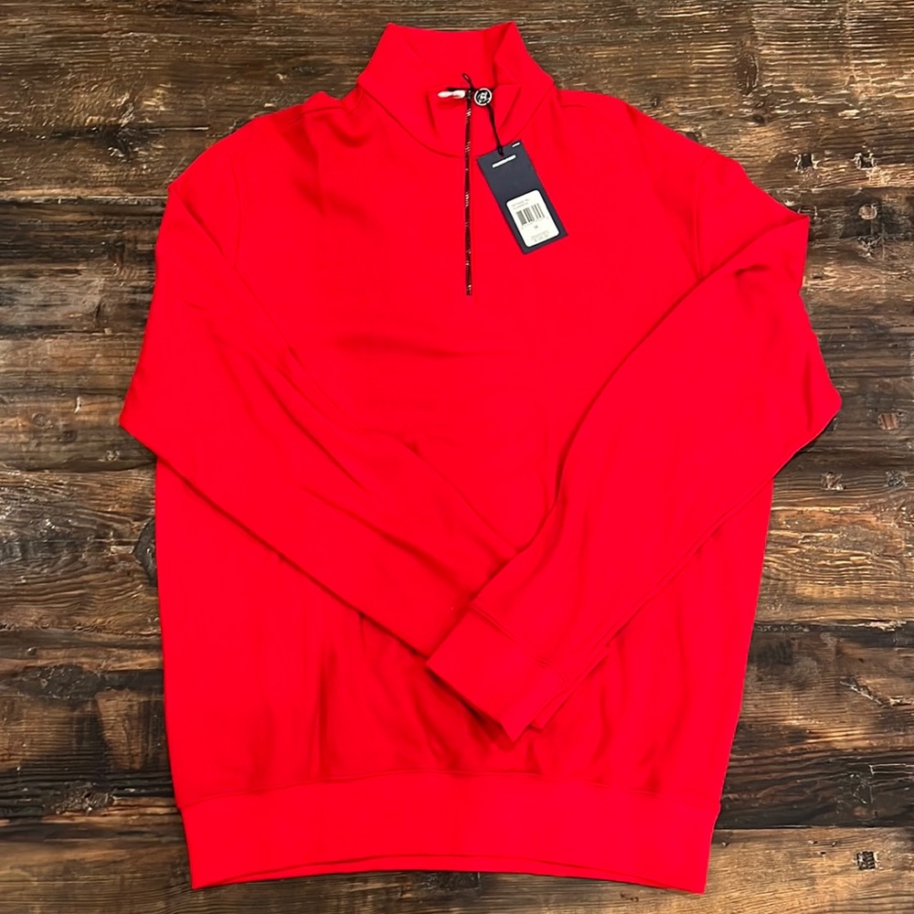 Men’s Polo Red Sweater NWT